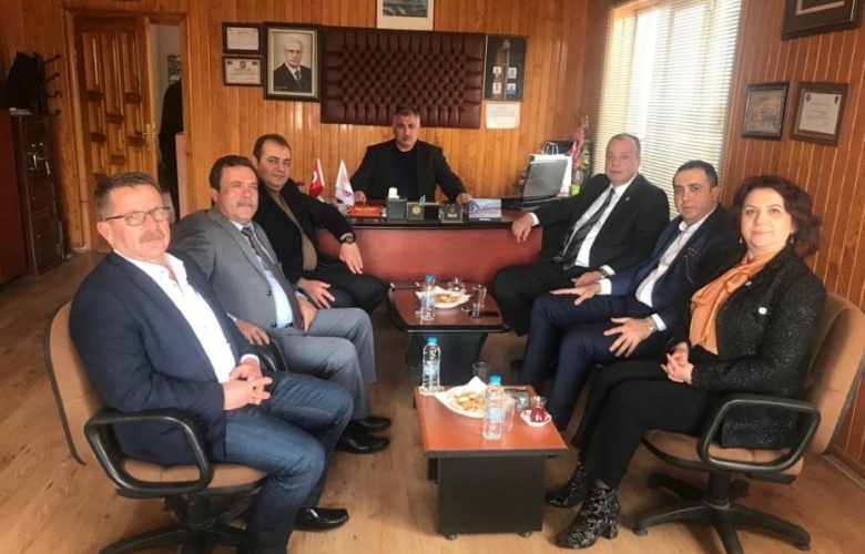 ÇTSO YÖNETİM KURULU BAYRAMİÇ’TE ÜYE ZİYARETLERİ GERÇEKLEŞTİRDİ