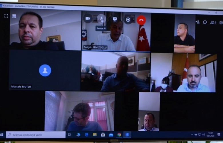 ODALAR VE AK PARTİ ÇANAKKALE MİLLETVEKİLLERİ VİDEO KONFERANS GERÇEKLEŞTİRDİ