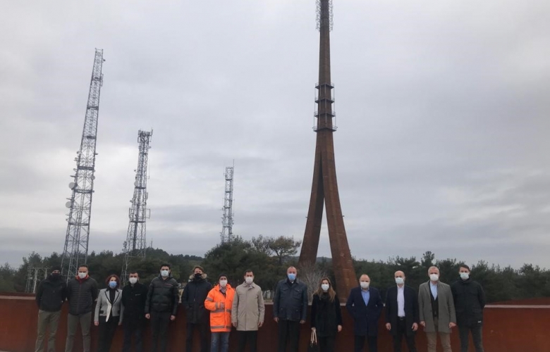 ÇTSO HEYETİNDEN KARASAL-SAYISAL RADYO TELEVİZYON VERİCİ KULESİ’NE ZİYARET