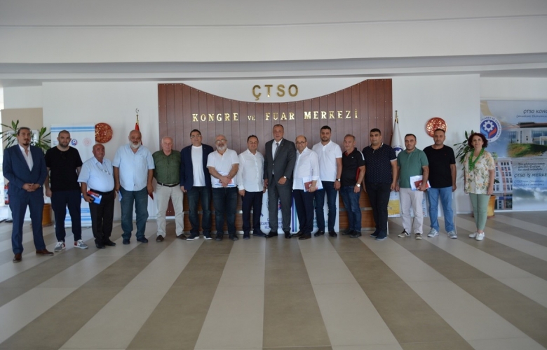 ORMAN ÜRÜNLERİ SEKTÖRÜ TEMSİLCİLERİ ÇTSO’DA BİR ARAYA GELDİ