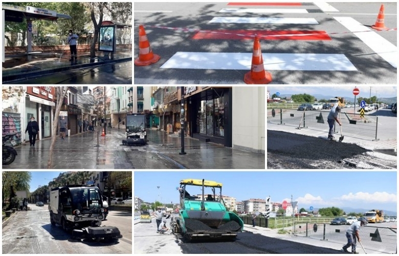 ÇANAKKALE BELEDİYESİ SOKAĞA ÇIKMA YASAĞINDA ÇALIŞMALARINA DEVAM EDİYOR