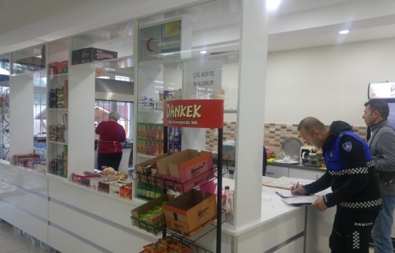 BİGA ZABITASI'NDAN KANTİN VE MARKET DENETİM