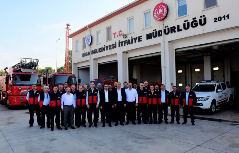 BİGA' DA İTFAİYE HAFTASI KUTLANDI