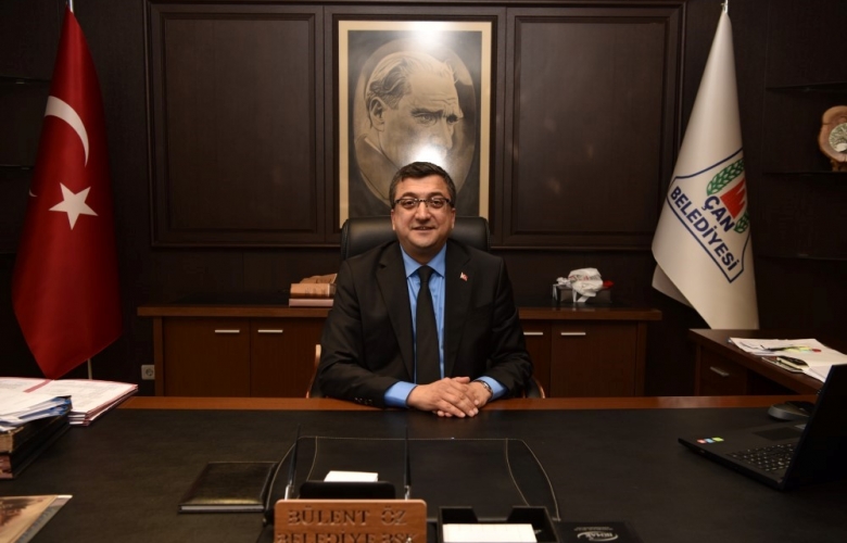 ÇAN BELEDİYE BAŞKANI  BÜLENT ÖZ’ÜN 30 AĞUSTOS ZAFER BAYRAMI MESAJI
