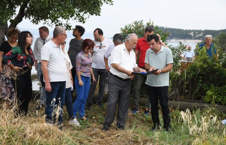 GÖKHAN, GÜZELYALI'DA İNCELEMELERDE BULUNDU