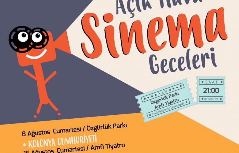 ÇANAKKALE BELEDİYESİ AÇIK HAVA SİNEMA GÖSTERİMLERİ BAŞLIYOR