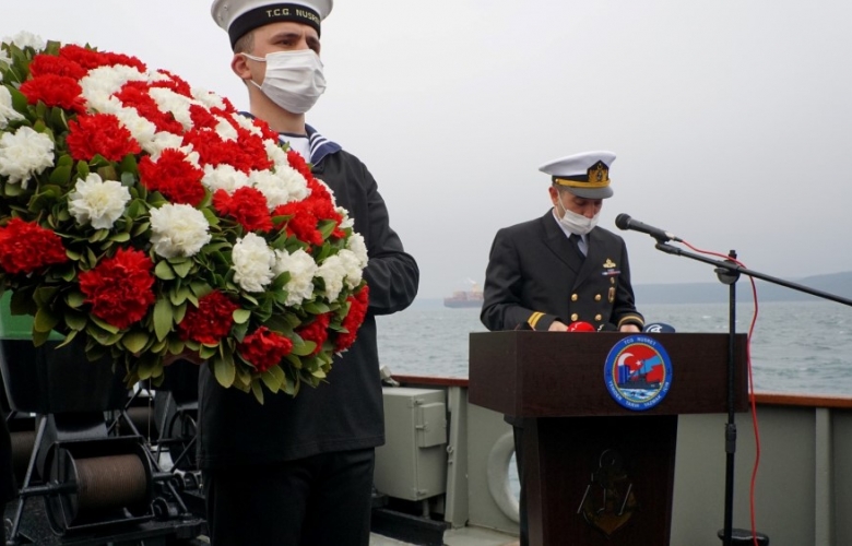 NUSRET MAYIN GEMİSİ TARİHİ ANI YENİDEN YAŞATTI