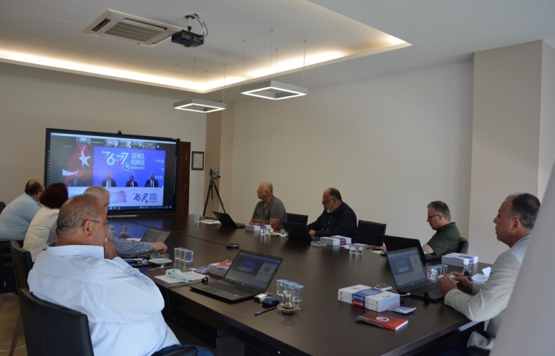 ÇTSO TOBB DELEGELERİ 76.VE 77.GENEL KURULA ELEKTRONİK ORTAMDA KATILIM SAĞLADILAR