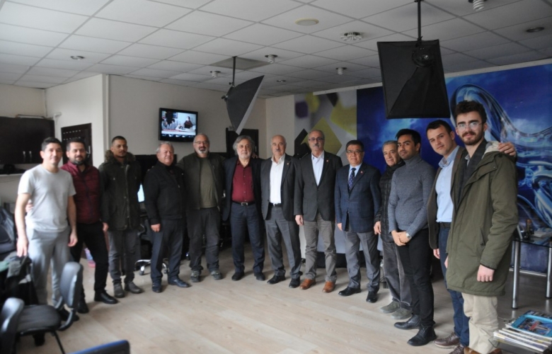 CHP İL YÖNETİMİNDEN BOĞAZ MEDYAYA ZİYARET