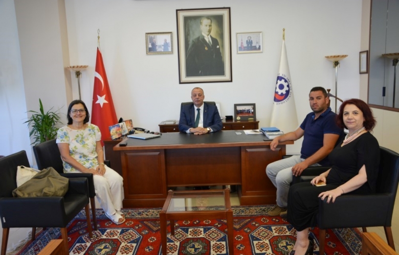 TEMA VAKFI BAŞKANI DENİZ ATAÇ,  ÇTSO BAŞKANI SELÇUK SEMİZOĞLU’NU ZİYARET ETTİ