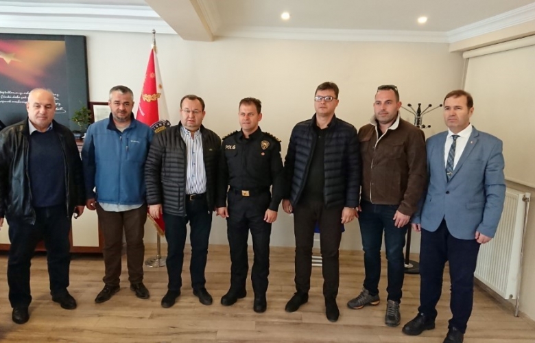 BİGA TSO’DAN EMNİYET MÜDÜRÜNE HAYIRLI OLSUN ZİYARETİ