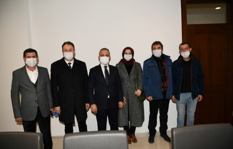 TURAN “AK PARTİ ÇAN BELEDİYE VE İL GENEL MECLİSİ ÜYELERİ İLE BİR ARAYA GELDİ”