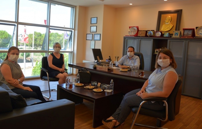 DOĞA KOLEJİ'NDEN BAŞKAN ÜZEN’E  ZİYARET