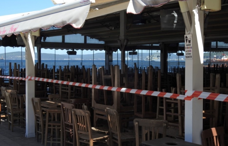 ÇANAKKALE’ DE  CORONAVİRÜS ÖNLEMLERİ MANZARALARI 