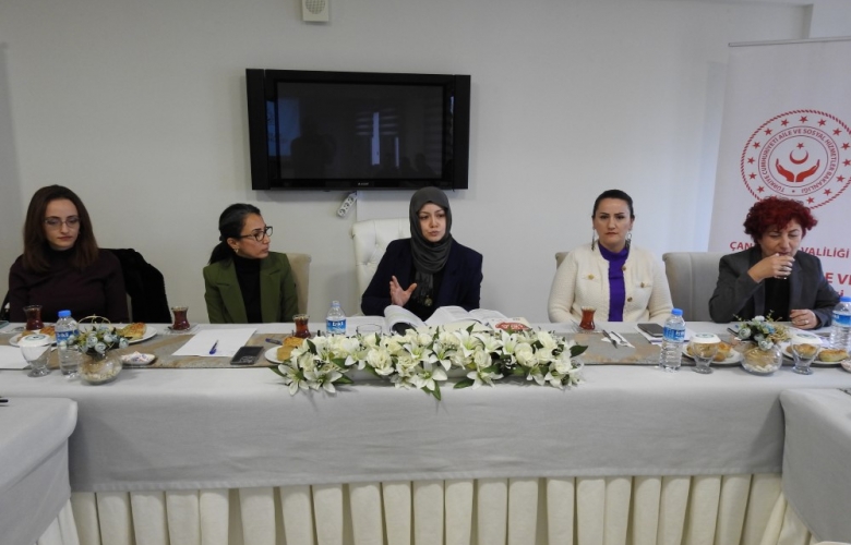 “Kadına Yönelik Şiddet Haberlerinde Sıfır Tolerans” Projesi eğitim toplantısı yapıldı