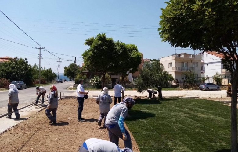 YENİ YEŞİL ALANLAR İÇİN ÇALIŞMALAR HIZLA SÜRÜYOR