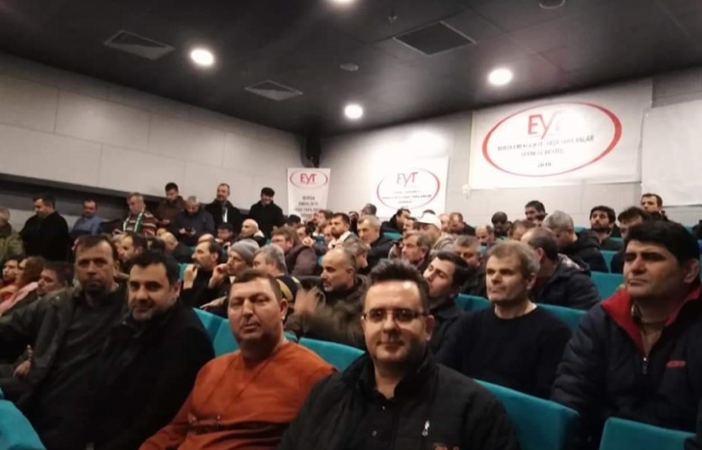 ÇANAKKALELİ EYT' LİLER BURSA DA 