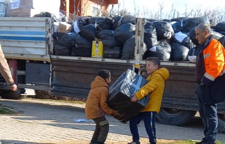 YARDIM MALZEMELERİ İHTİYAÇ SAHİBİ BÖLGELERE ULAŞTIRILDI
