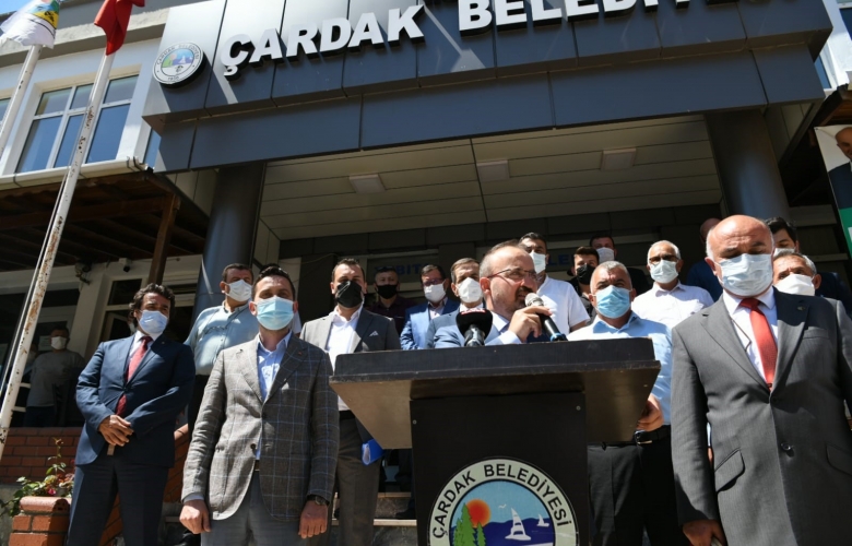 BÜLENT TURAN, ÇARDAK’TA DOĞALGAZ ÇALIŞMALARINI İNCELEDİ