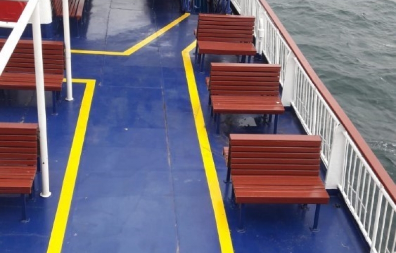 ŞEHİT ÖMER HALİSDEMİR GEMİSİNİN BAKIMI YAPILDI 