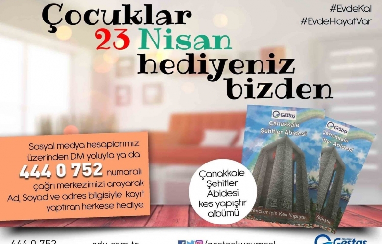 GESTAŞ’ TAN ÇOÇUKLARA 23 NİSAN SÜRPRİZİ