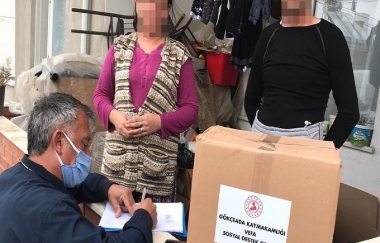 GÖKÇEADA VEFA SOSYAL DESTEK GRUBU VATANDAŞLARA HİZMETE DEVAM EDİYOR