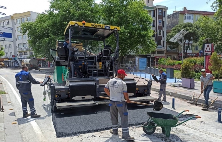 ÇANAKKALE BELEDİYESİ ÜST YAPI YENİLEME ÇALIŞMALARINA DEVAM EDİYOR
