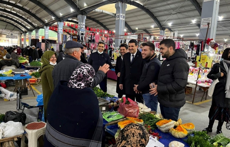 KARACA’ DAN BİGA ESNAFINA ZİYARET