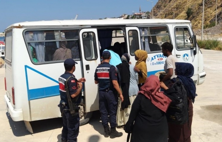 122 GÖKMEN AYVACIK SAHİLLERİNDE YAKALANDI