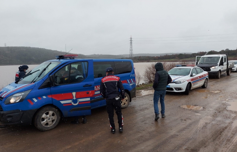 AYVACIK BARAJINDA ARAMA KURTARMA ÇALIŞMALARI DEVAM EDİYOR