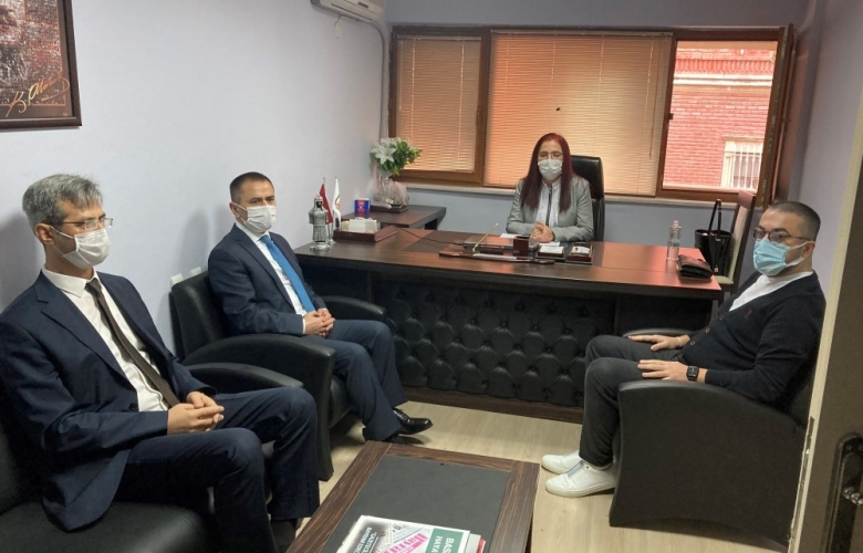 VALİ AKTAŞ’TAN ÇANAKKALE GAZETECİLER CEMİYETİNE ZİYARET