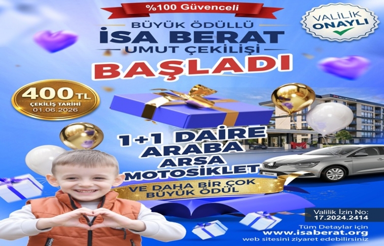 Çanakkale’de DMD Hastası İsa Berat İçin Dev Kampanya: Ev, Araba ve Büyük Ödüllü Çekiliş 