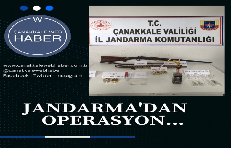 JANDARMA’DAN UYUŞTURUCU TACİRLERİNE OPERASYON