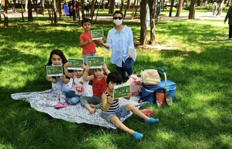 KAZDAĞLARI TEMALI RESİM YARIŞMASININ KARTPOSTALLARI MİNİKLERLE BULUŞTU