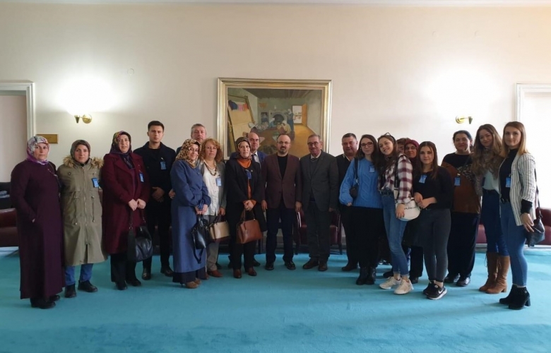 LAPSEKİ MHP HEYETİ TURAN’IN MİSAFİRİ OLDU