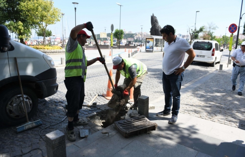 ALT YAPI TEMİZLİK BAKIM VE ONARIM ÇALIŞMALARI ŞEHRİN ÇEŞİTLİ CADDELERİNDE DEVAM EDİYOR