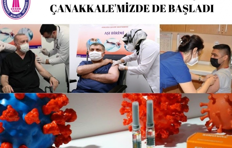 ÖZCAN “AŞI ÇALIŞMALARINI DESTEKLİYORUZ”