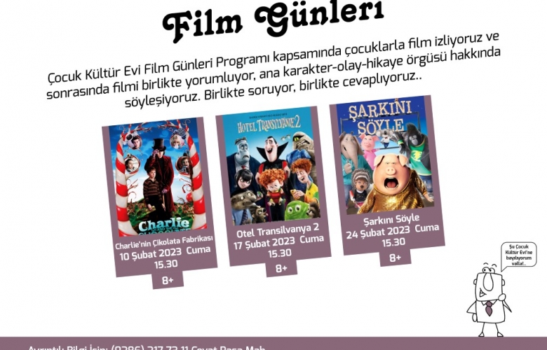 ÇOCUK KÜLTÜR EVİ'NDE BİRBİRİNDEN KEYİFLİ ŞUBAT AYI ETKİNLİKLERİ
