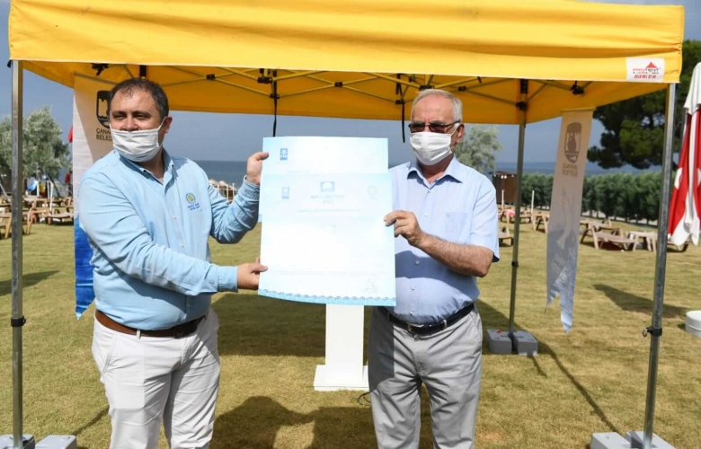 ÇANAKKALE’YE BİR MAVİ BAYRAK DAHA