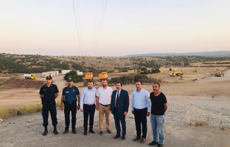 EZİNE GIDA İHTİSAS ORGANİZE SANAYİ BÖLGESİNDE ALT YAPI ÇALIŞMALARI HIZLA DEVAM EDİYOR