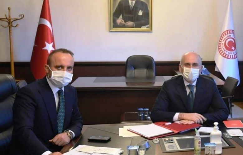 TURAN BAKAN KARAİSMAİLOĞLU İLE BİR ARAYA GELDİ