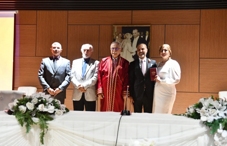 YENİ NİKAH SALONUNDA İLK NİKAHI BAŞKAN GÖKHAN KIYDI