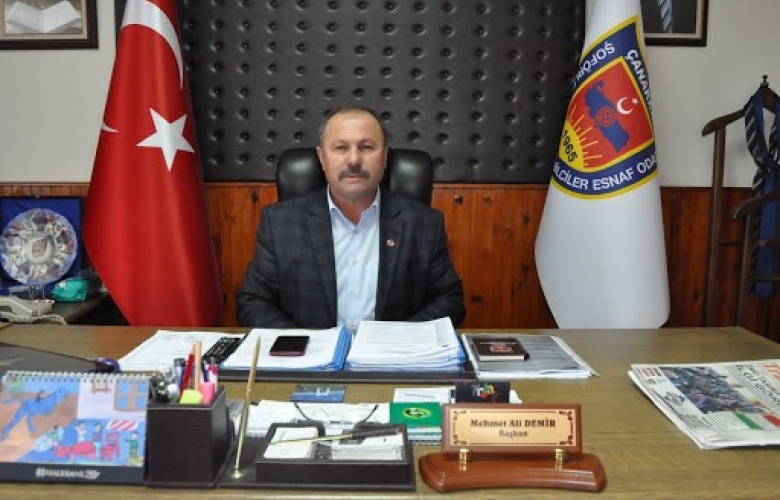 DEMİR “ VAKA SAYILARININ DÜŞMESİ İÇİN ŞOFÖR ESNAFI YİNE ÜZERİNE DÜŞEN GÖREVİ YAPIYOR”