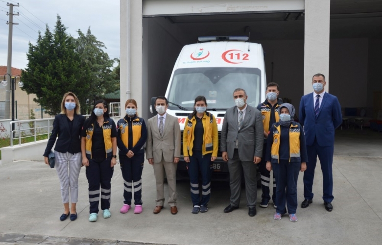 VALİ  AKTAŞ, 112 SAĞLIK HİZMETLERİ BİRİMLERİNİ ZİYARET ETTİ