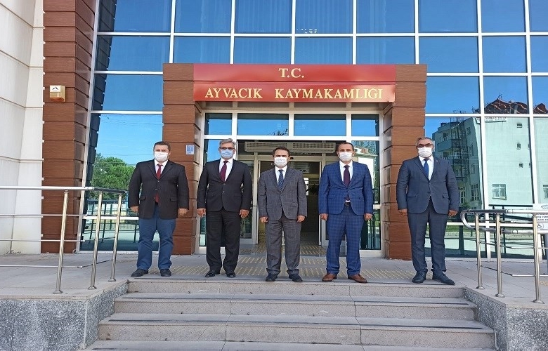VALİ AKTAŞ, AYVACIK İLÇESİNİ ZİYARET ETTİ