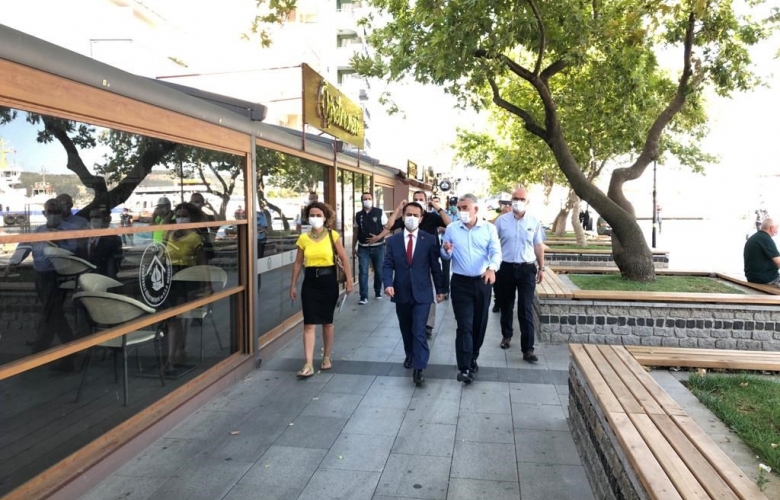 VALİ AKTAŞ, CORONAVİRÜS TEDBİRLERİ DENETLEMELERİ İÇİN SAHAYA İNDİ