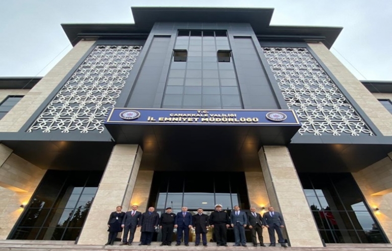 VALİ  AKTAŞ, YENİ İL EMNİYET MÜDÜRLÜĞÜ HİZMET BİNASINDA İNCELEMELERDE BULUNDU