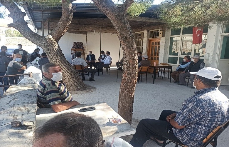 VALİ  AKTAŞ AYVACIK İLÇESİNDE KÖY ZİYARETLERİ GERÇEKLEŞTİRDİ