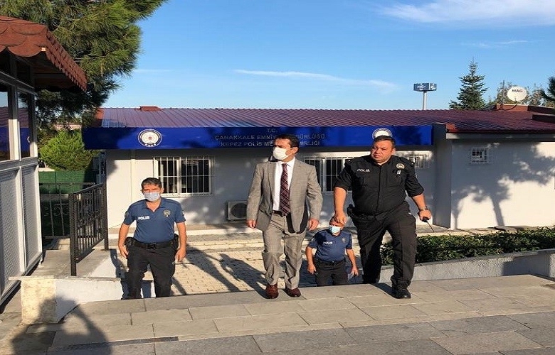 VALİ AKTAŞ’TAN POLİS MERKEZLERİNE ZİYARET