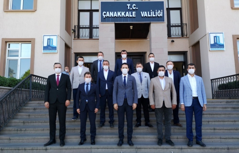 AK PARTİ' DEN VALİ AKTAŞ' A ZİYARET